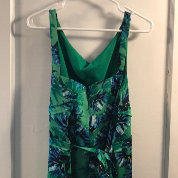 Banana Republic Tropical Floral Dress Size 16 - Picture 3 of 3